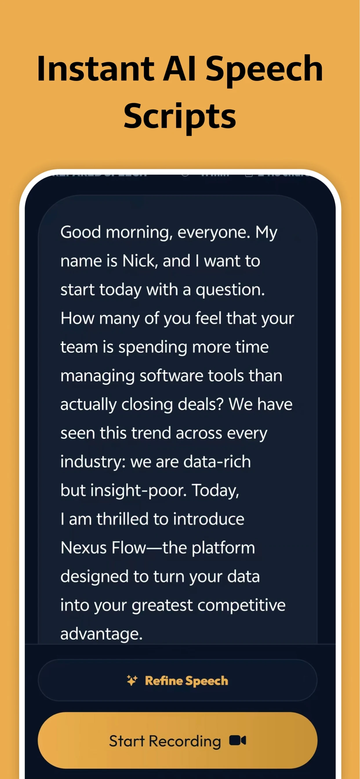 SpeakUp-AI Speech Coach screenshot
