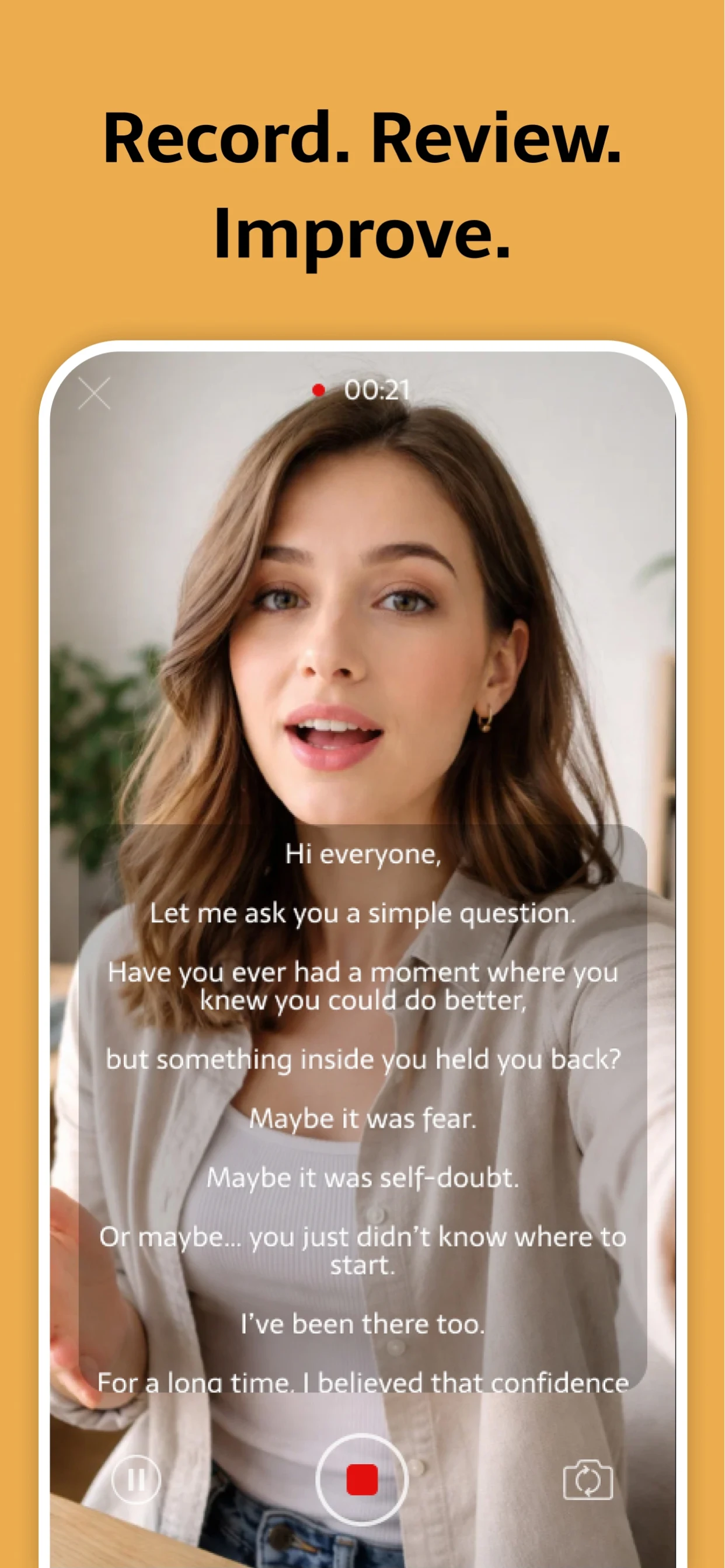SpeakUp-AI Speech Coach screenshot